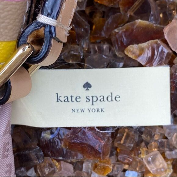 KATE SPADE Dune Striped Millie Grove Street Crossbody Bag Leather Multicolor EUC - Picture 14 of 16